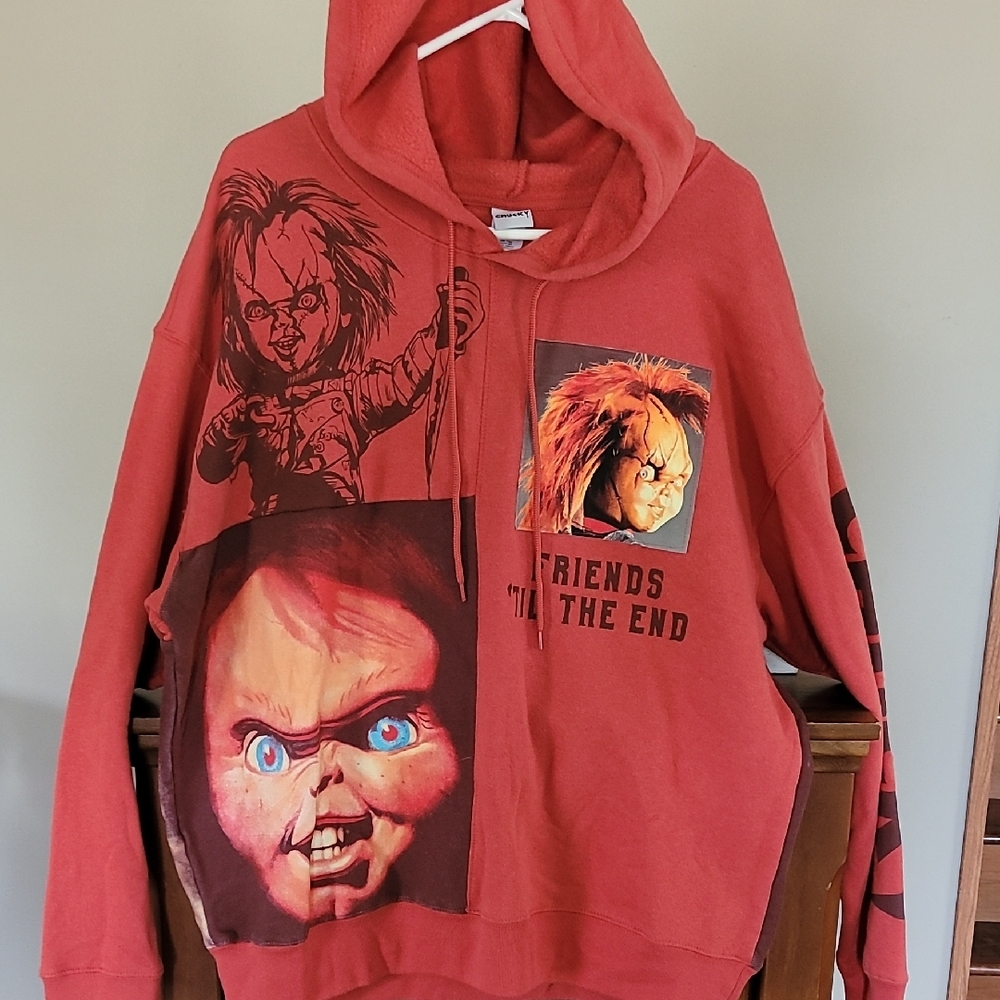 Red Graphic Hoodie